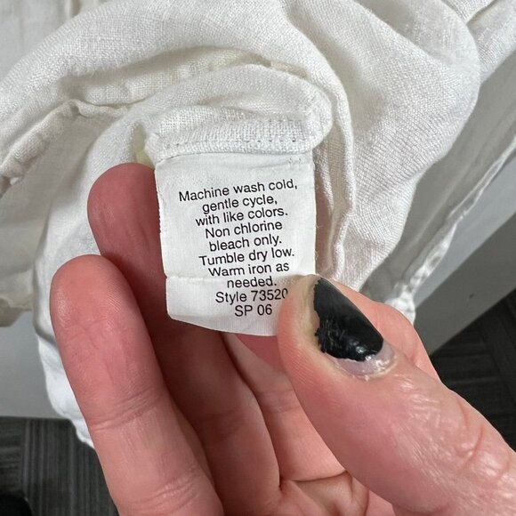 J. Crew 100% Irish line  tailored fit long sleeve button up - Picture 8 of 9